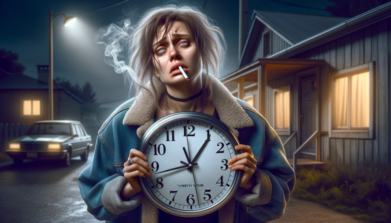 Besatt av tiden: Cathrine stiller klokken 1 time tilbake hver eneste natt